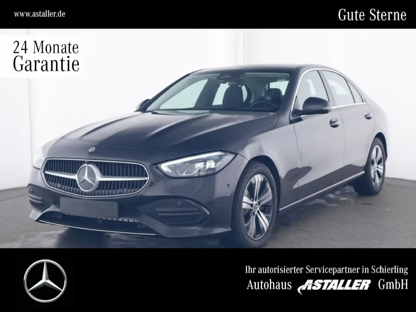 Mercedes-Benz C 200 d Avantgarde 2x MBUX+Led+AHK+Winterp+360° Grau - 1