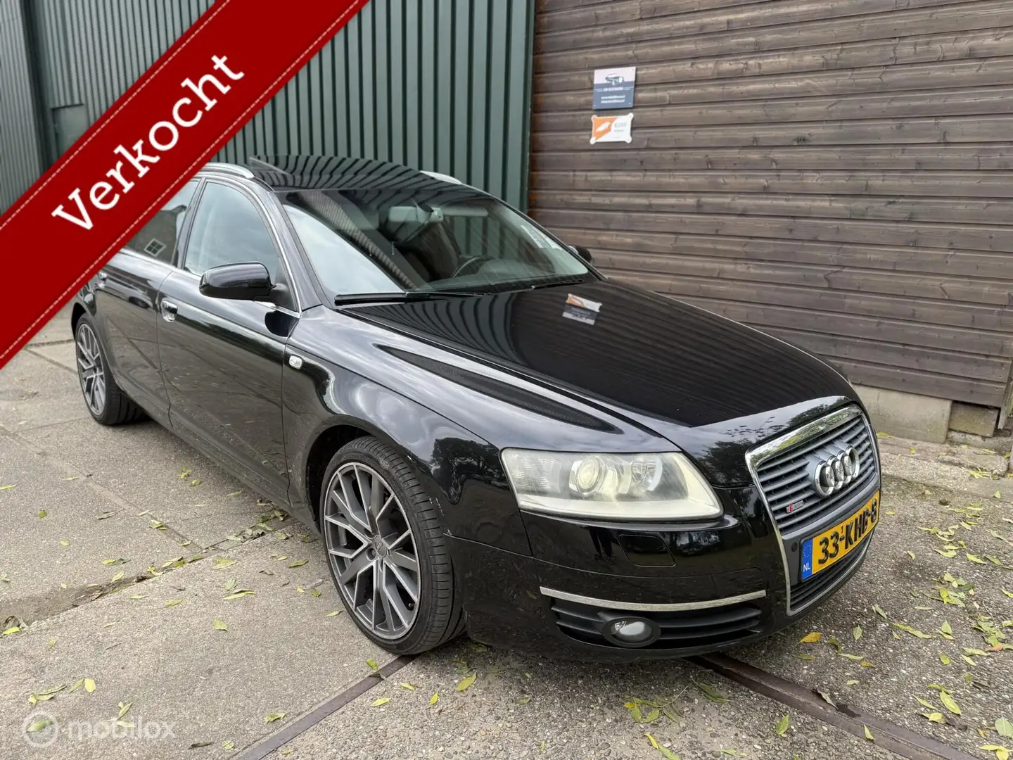 Audi A6 Avant 3.0 TDI S-Line Quattro Leder/Automaat/Luchtv Zwart - 1