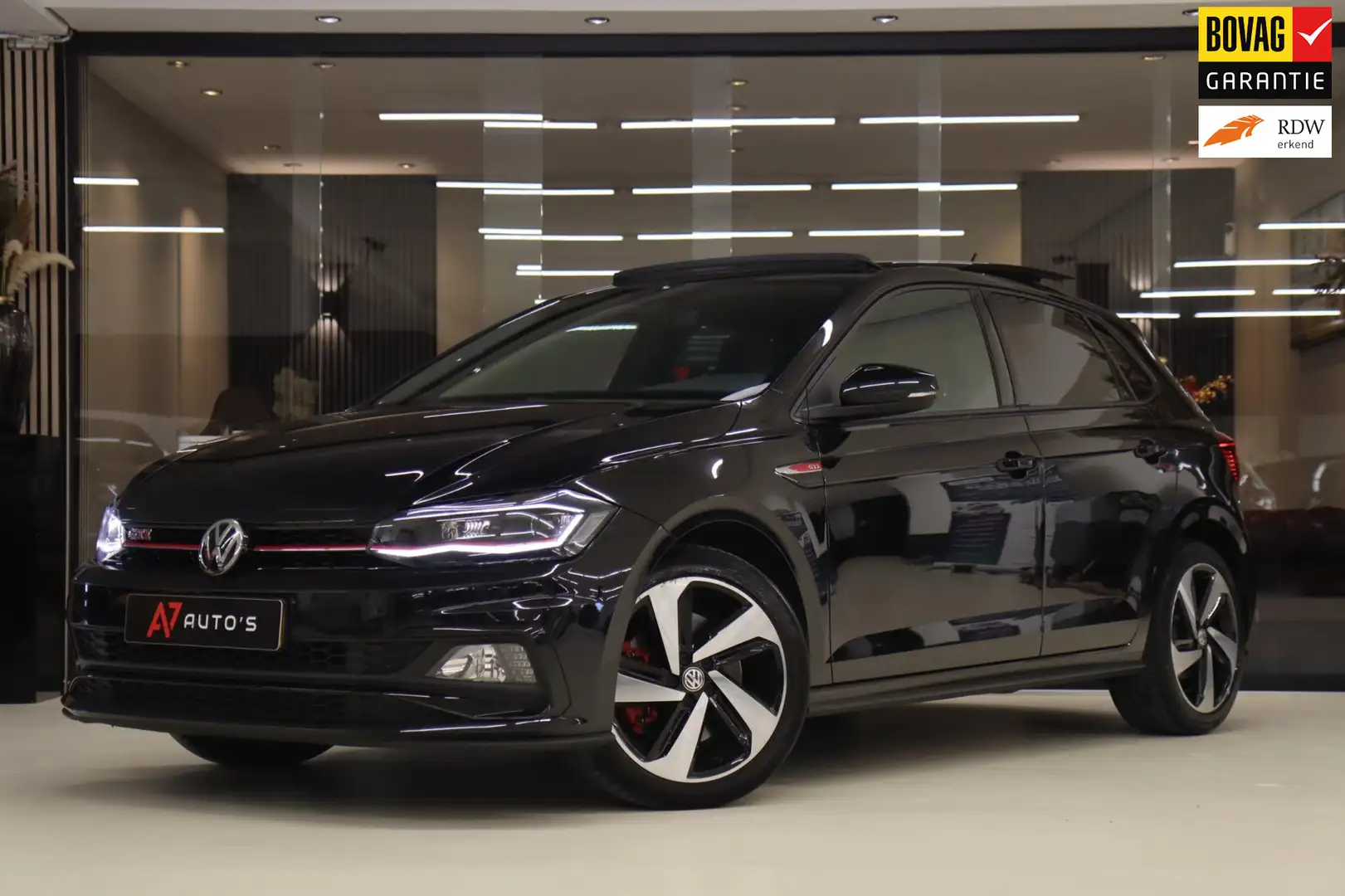Volkswagen Polo GTI 2.0 TSI Pano/STOELV/CARPLAY/ACC/VOL Negro - 1