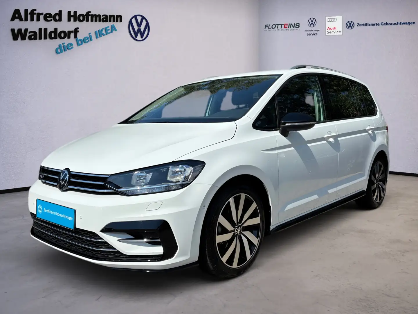 Volkswagen Touran 2.0 TDI Goal 7-Gang-DSG Blanco - 1