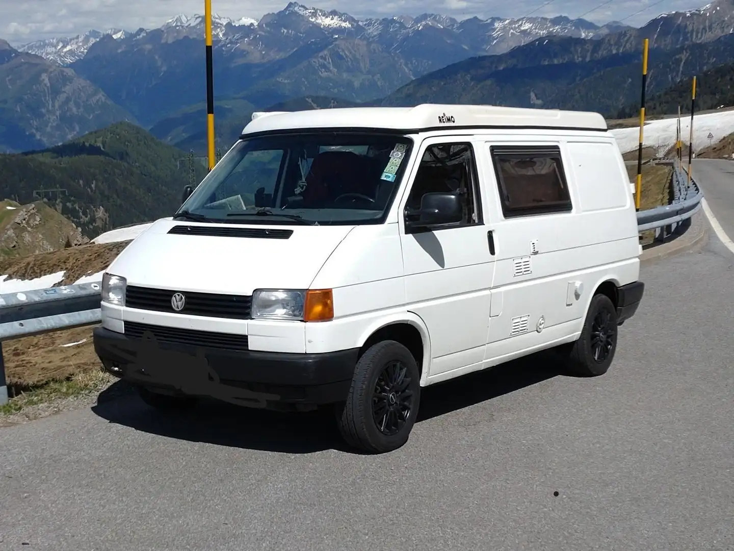 Volkswagen T4 Transporter -REIMOCamper m 2Hecktüren /Oldtimer Blanc - 1