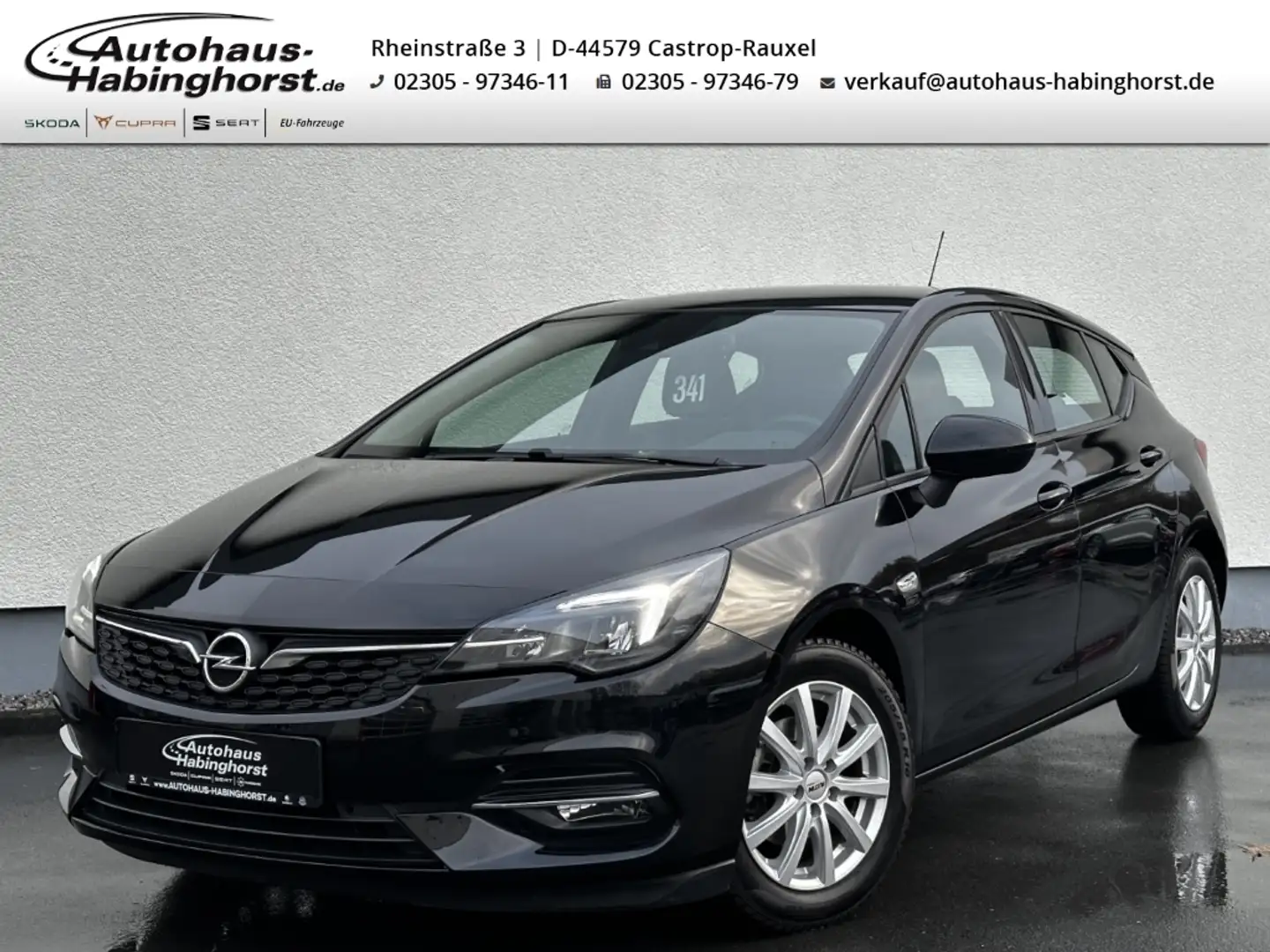 Opel Astra K 1.2 Turbo LED Shz Tempo Climatr CarPlay Alu Noir - 1
