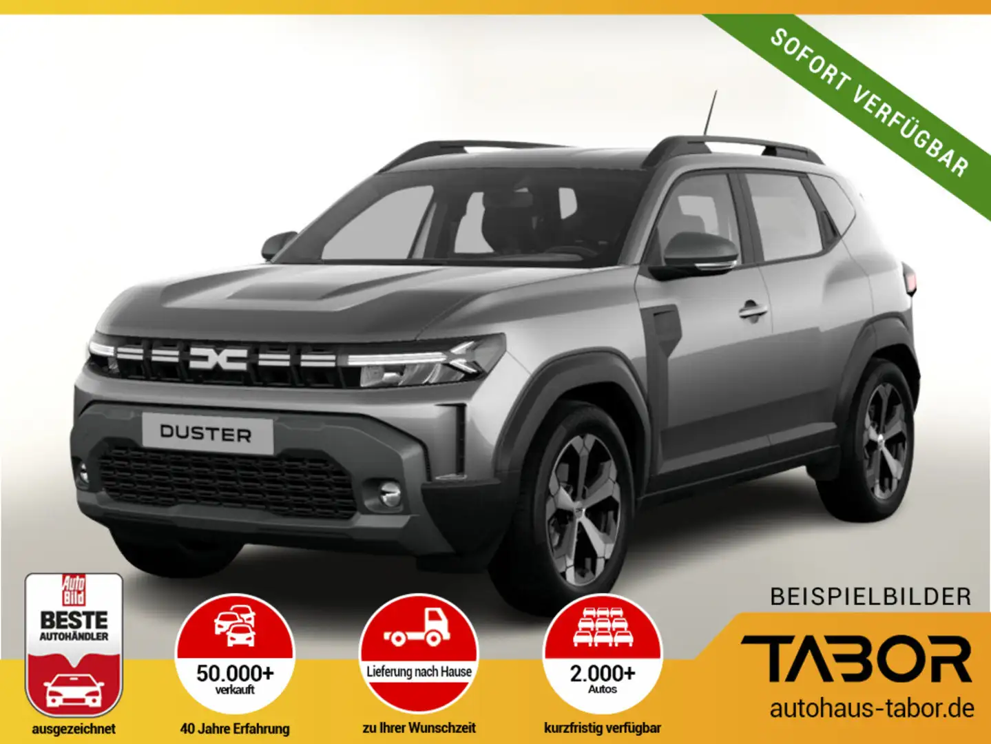 Dacia Duster Journey ECO-G 100 Kam PDC vo/hi SHZ PDC Grau - 2