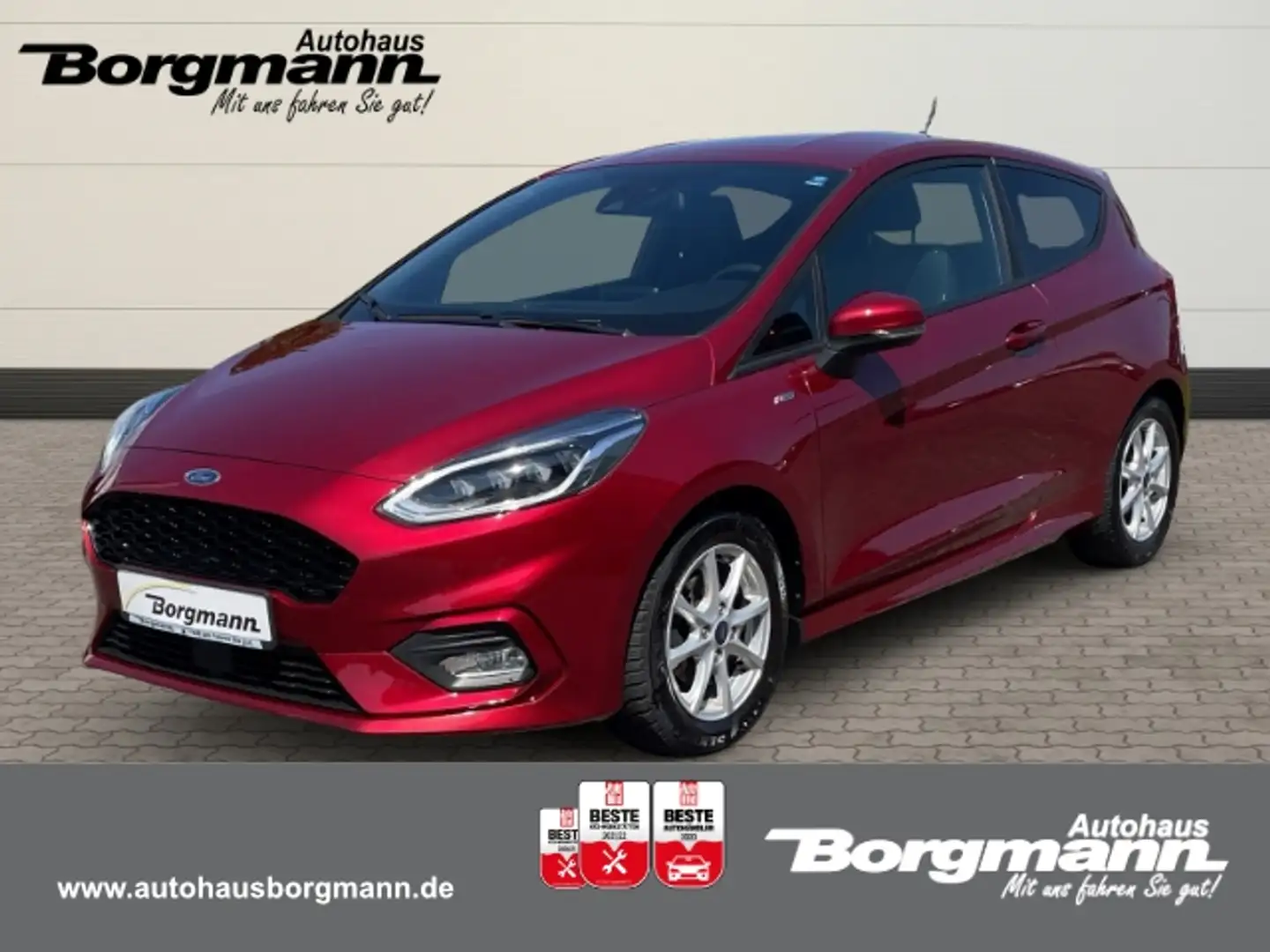 Ford Fiesta ST-Line 1.0 EcoBoost Navi - Bluetooth - Sitzheizun Rouge - 1