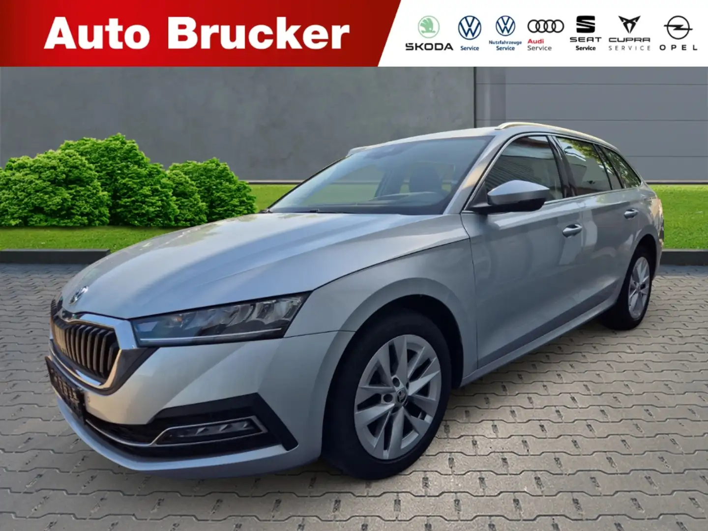 Skoda Octavia Combi Style 2.0 TDI+Alufelgen+Navi+elektr.Sitze+LE Silber - 1