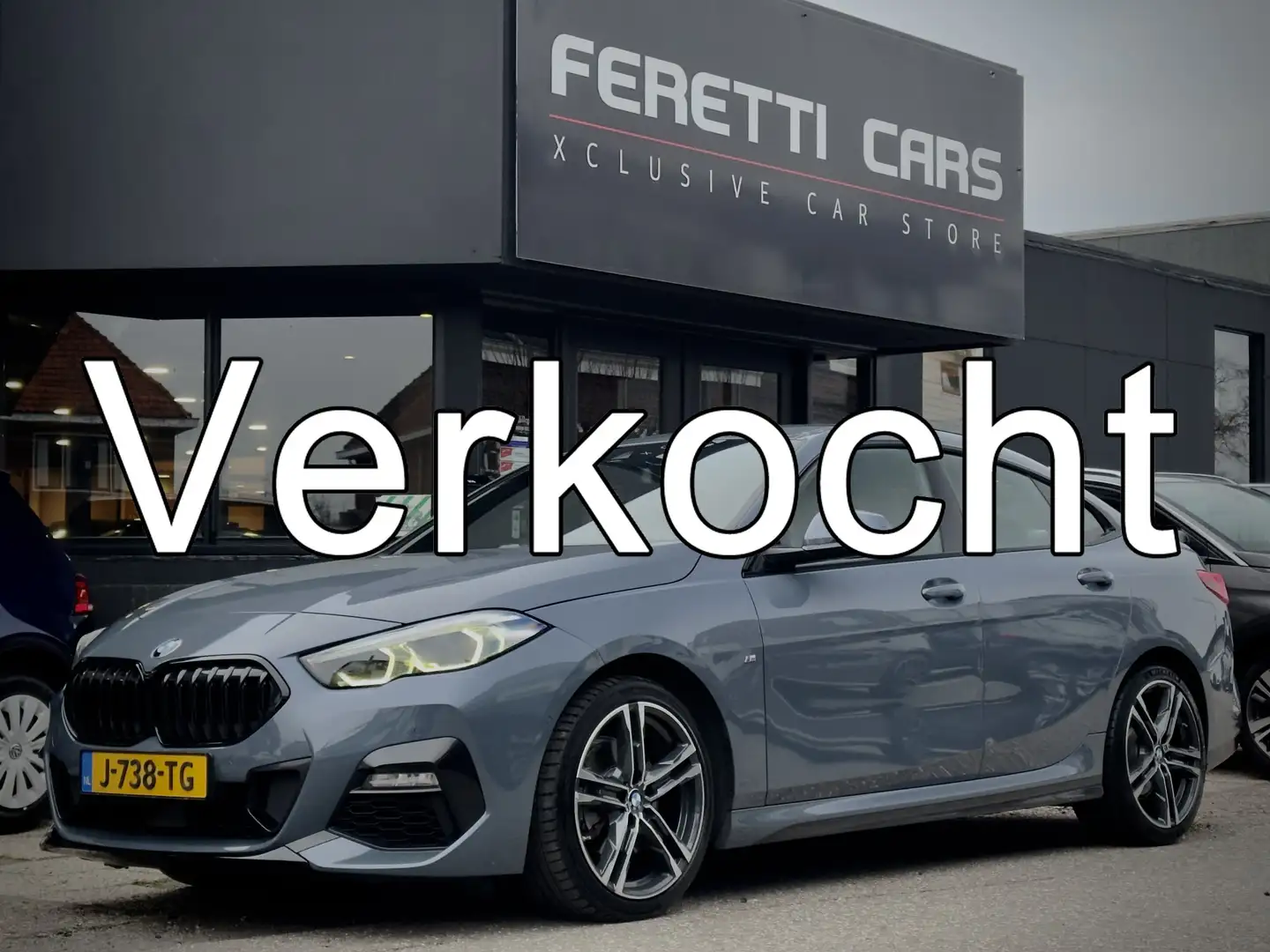 BMW 218 2-serie Gran Coupé 218i AUT7 M-SPORT HIGH-EXE SPOR Gris - 1