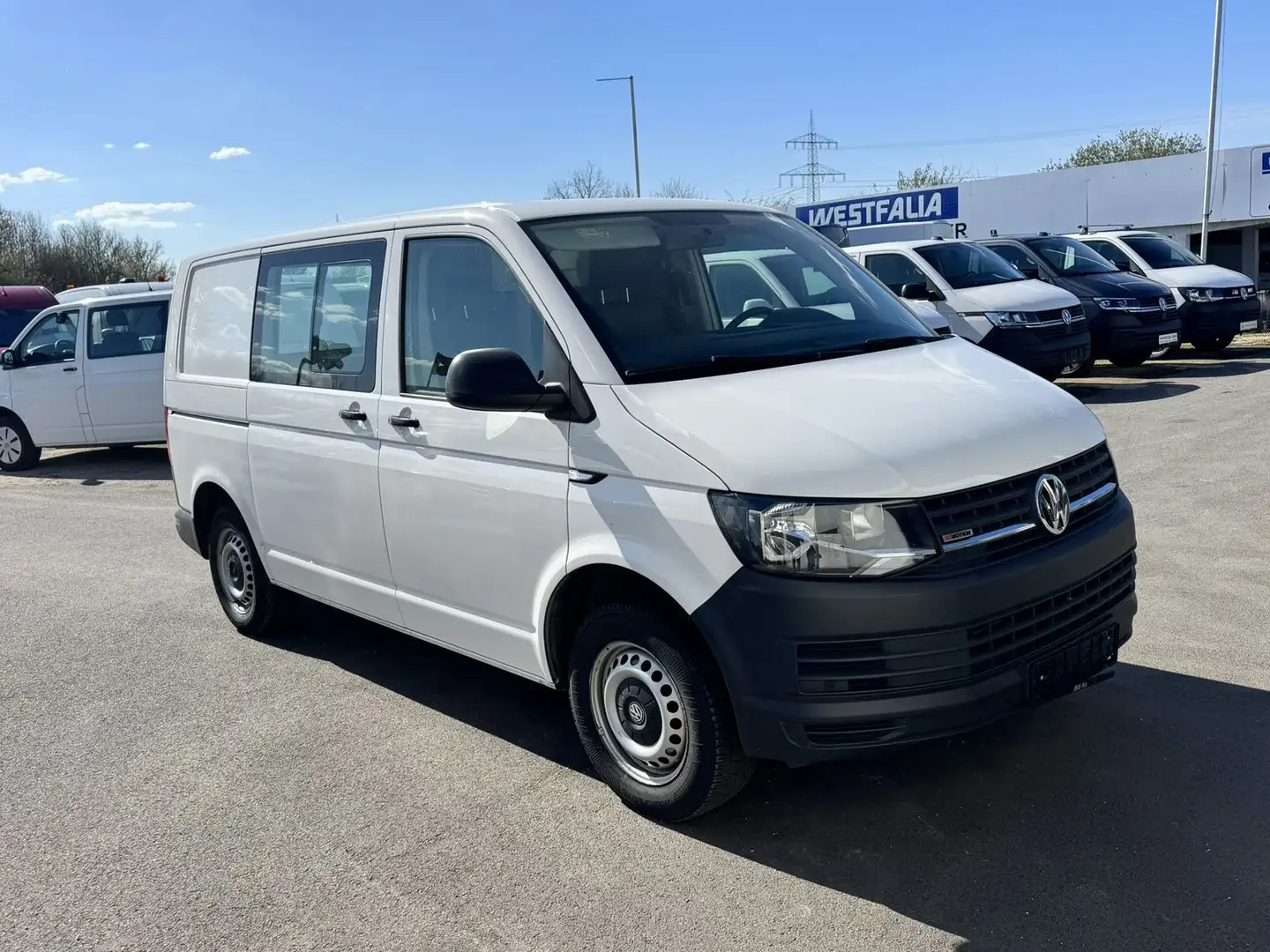 Volkswagen T6 Transporter Kasten TDI 4Motion DSG AHK*NAVI Blanco - 2