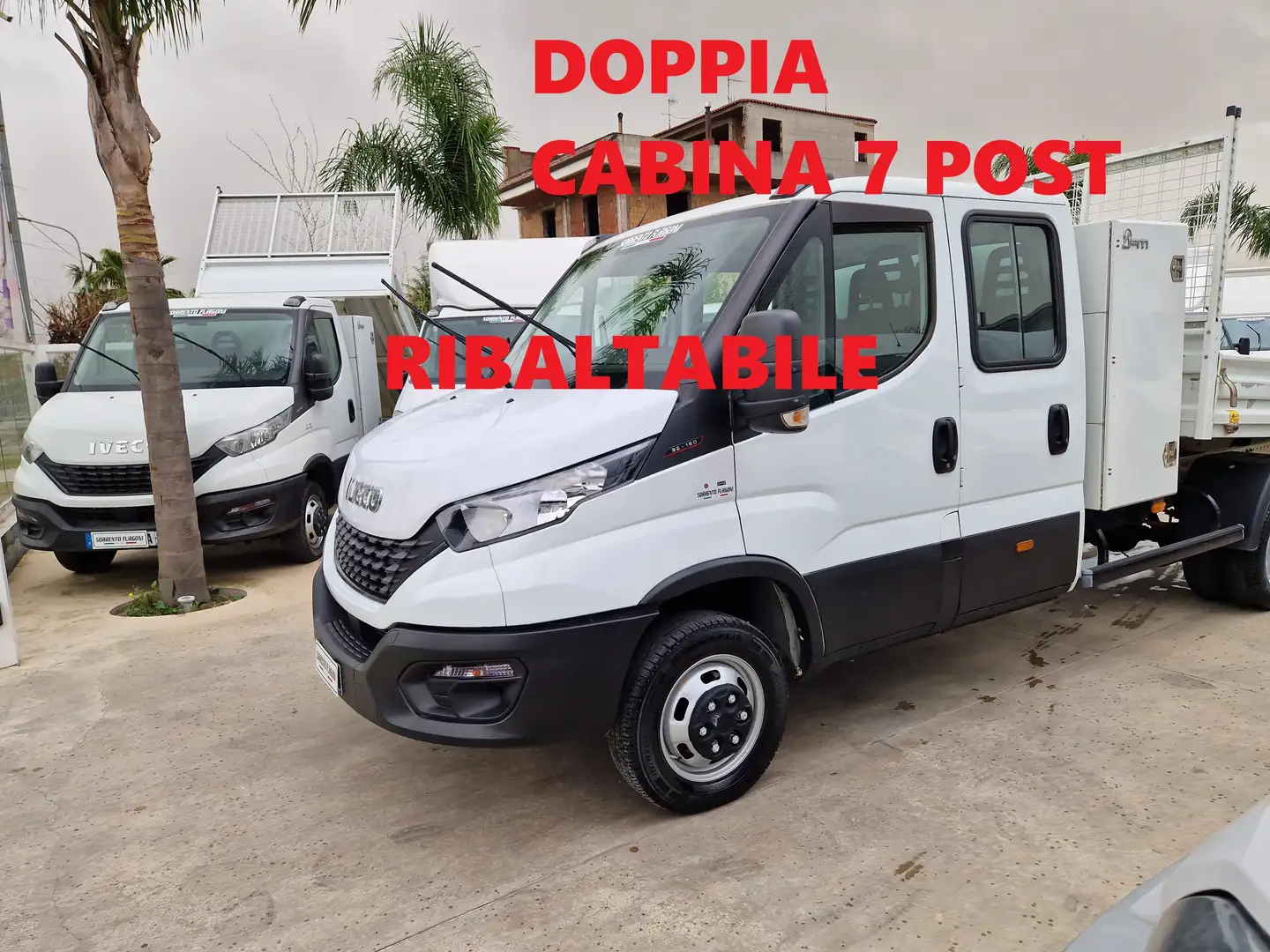 Iveco Daily DOPPIA CABINA 35C16 -3.0 MJT 160 CV RIBALTABILE Bianco - 1
