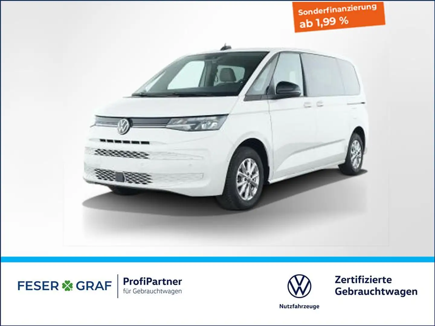 Volkswagen T7 Multivan 2.0TDI Life DSG 6Sitze Gutenacht-Paket ACC LED Weiß - 1