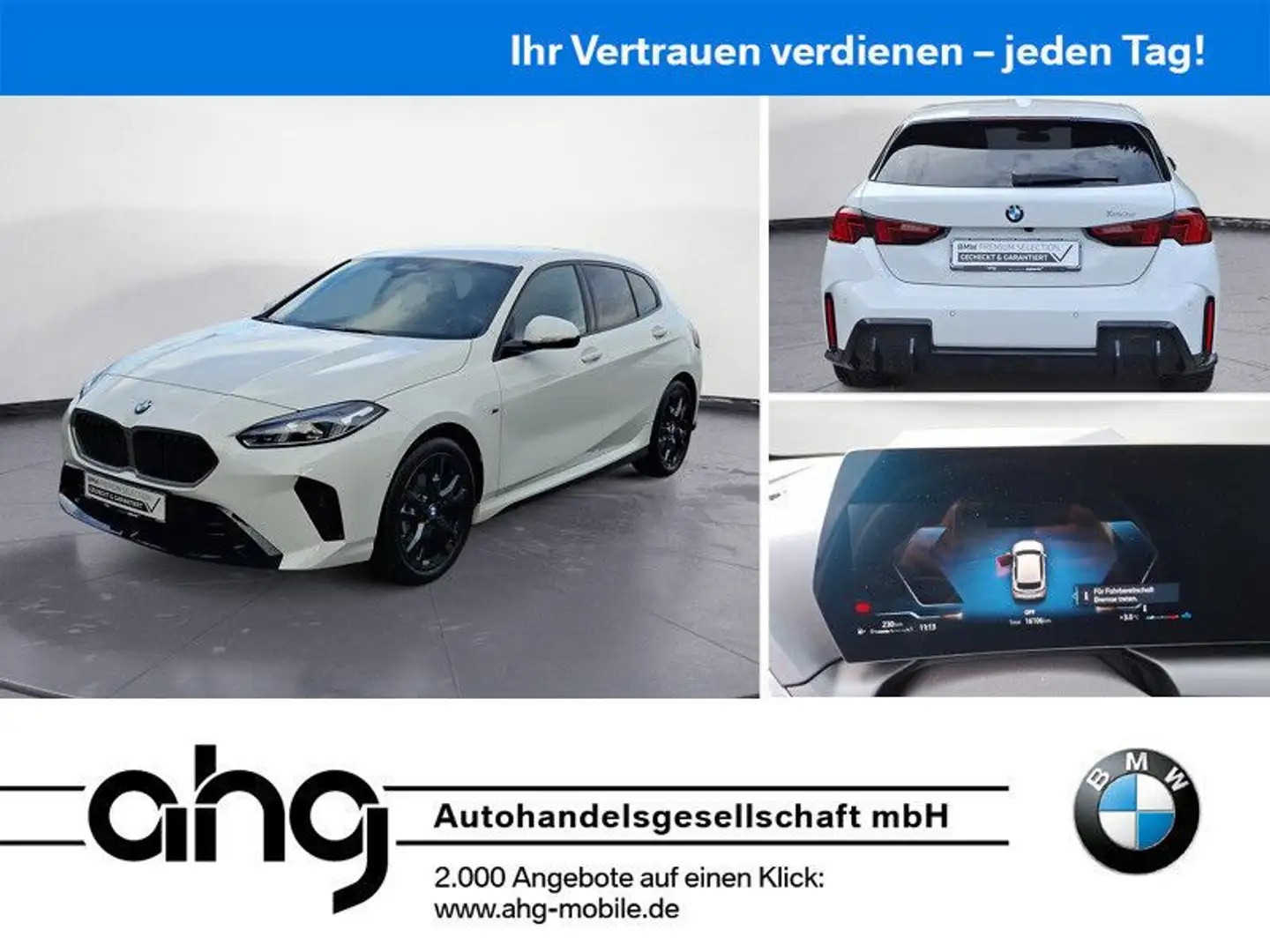BMW 120 d M Sportpaket Driving Plus Head-Up Weiß - 1