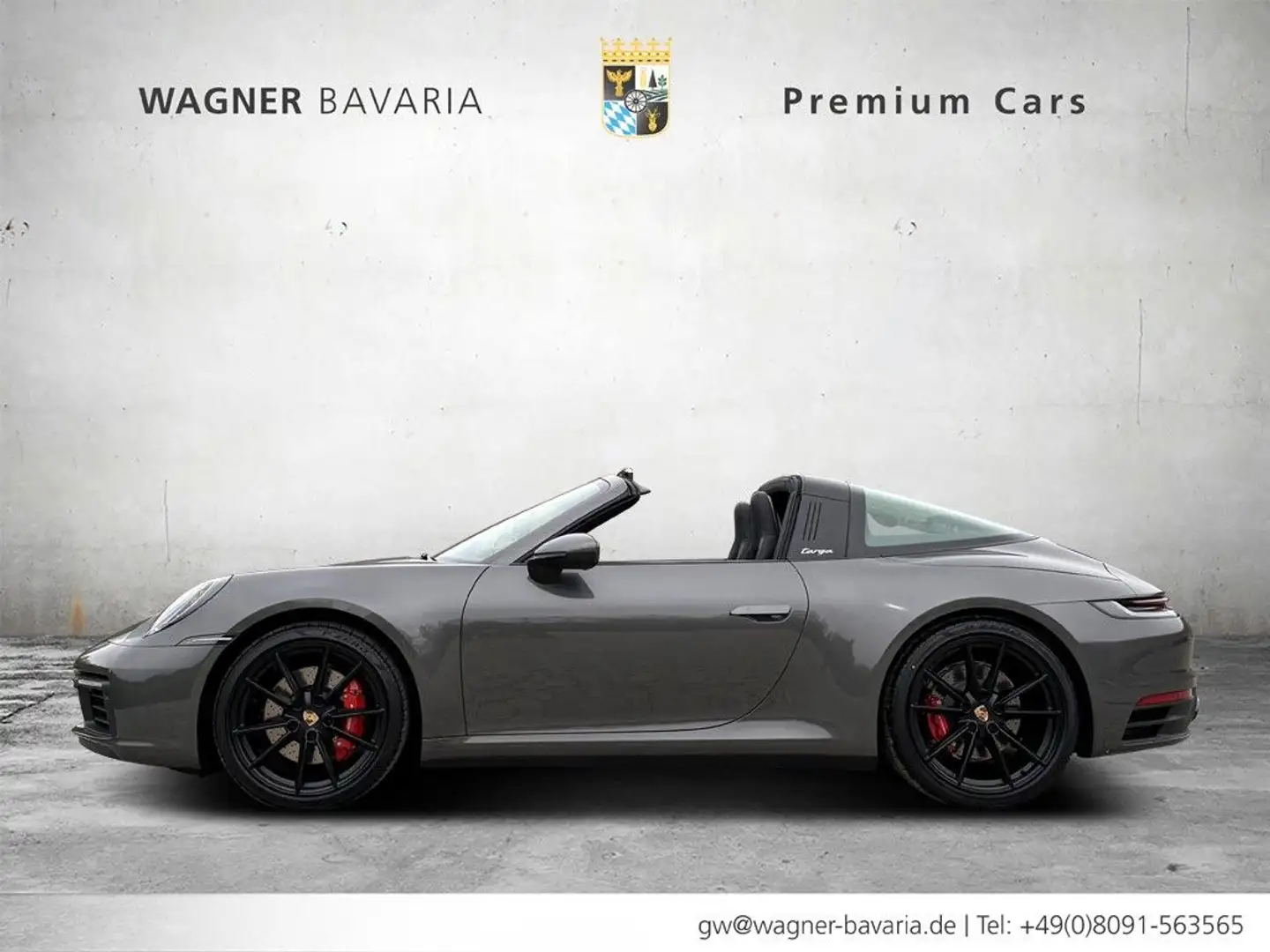 Porsche 992 911 Targa 4 S Tageszul achatgrau Top Komb Grau - 1