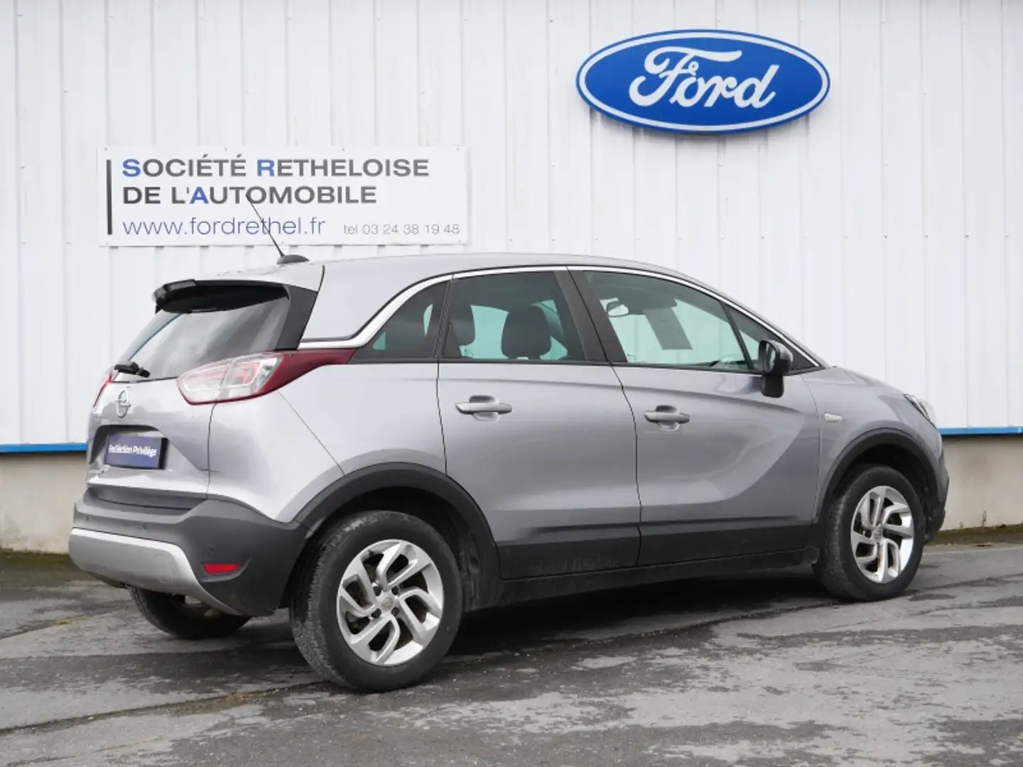 Opel Crossland X 1.2 Turbo 110ch Elegance 6cv Gris - 2