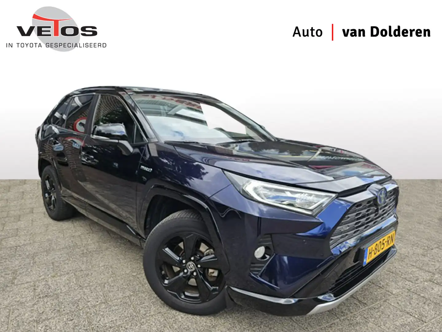 Toyota RAV 4 2.5 Hybrid Bi-Tone AWD/Pano/NL/Trekhaak/ Innovatio Blauw - 1