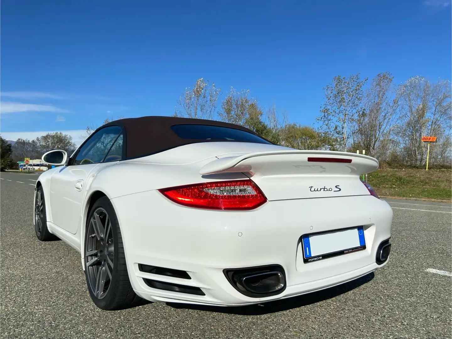 Porsche 911 Cabrio 3.8 Turbo S CARBOCERAMICA+APPROVED+FULL Wit - 1