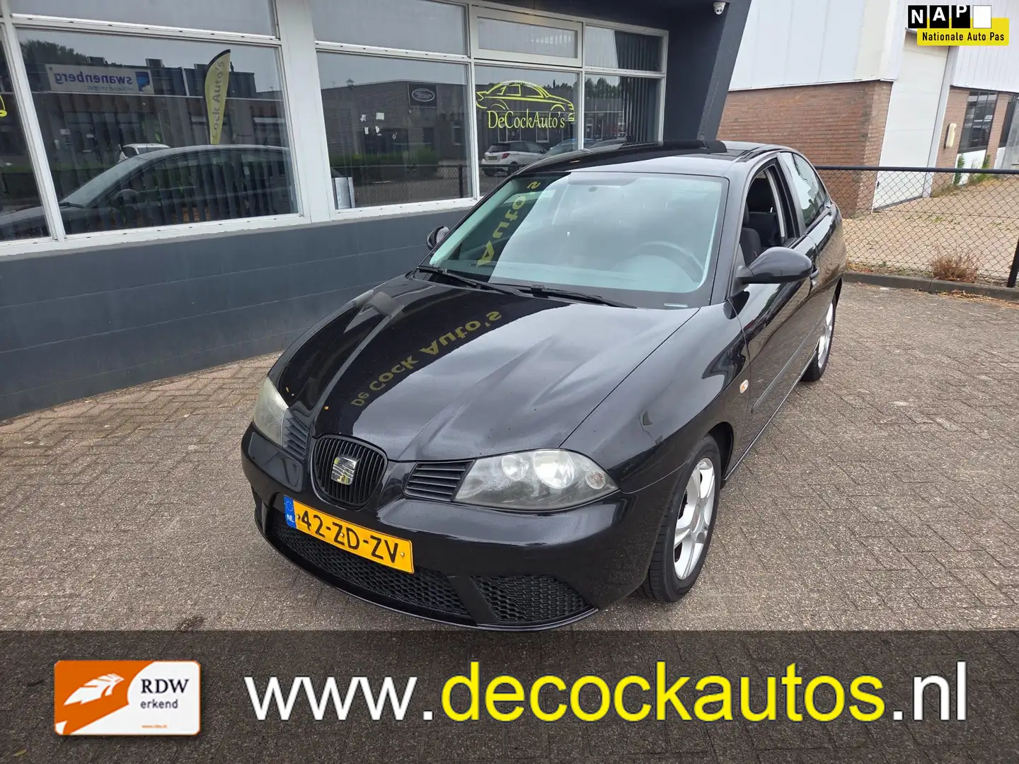 SEAT Ibiza 1.2-12V Trendstyle/TREKHAAK Noir - 1