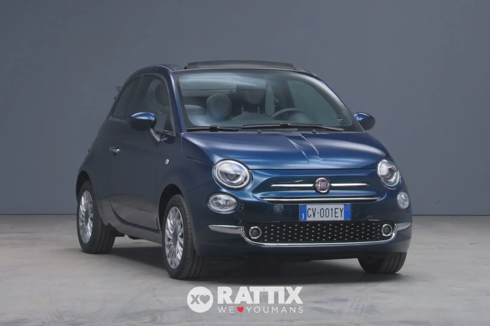 Fiat 500C 1.0 Hybrid 70CV Dolcevita plava - 2