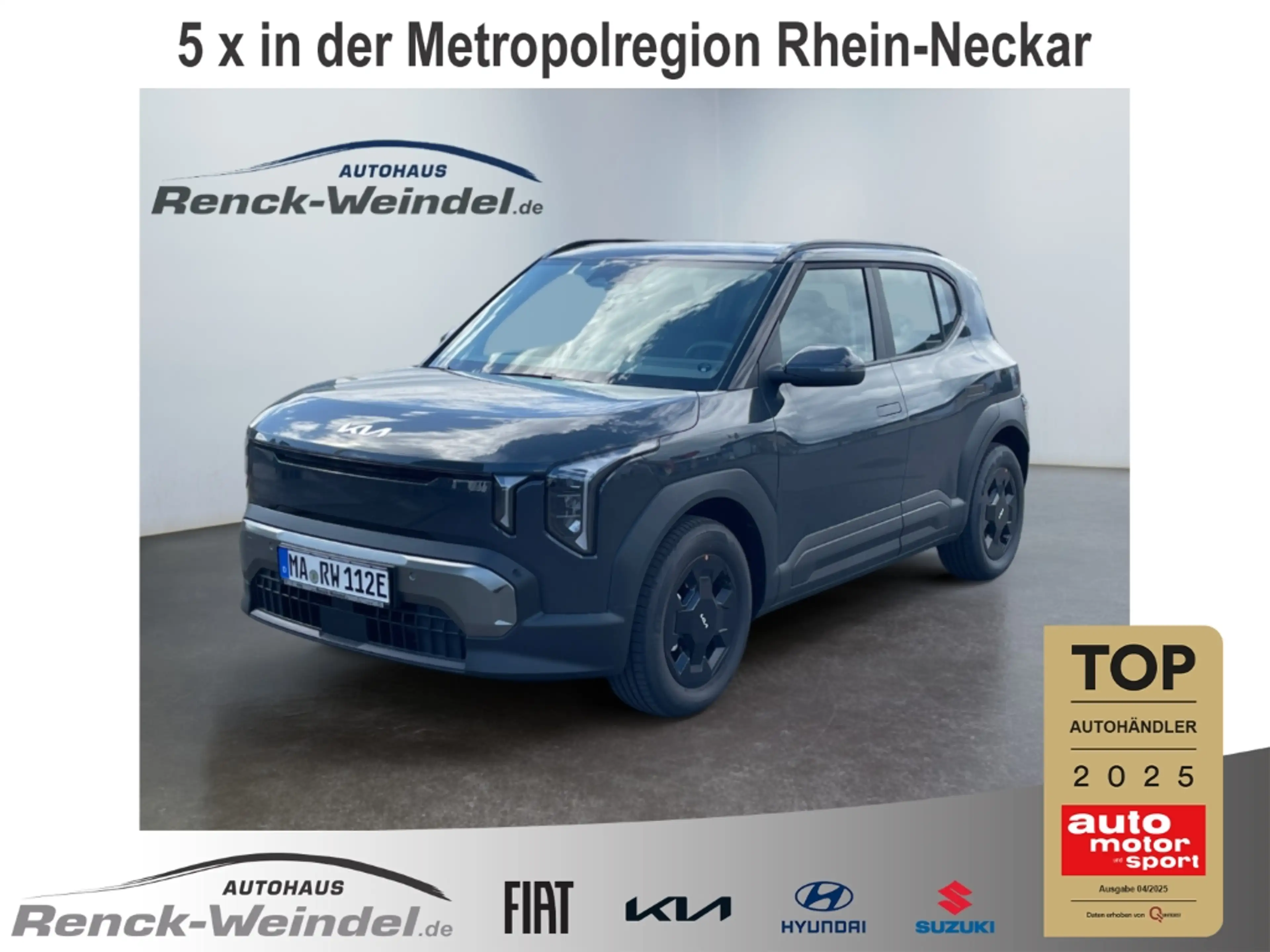 Kia EV2 42 kWh Air Wärmepumpe Klimaautom Rückfahrkam. Andr