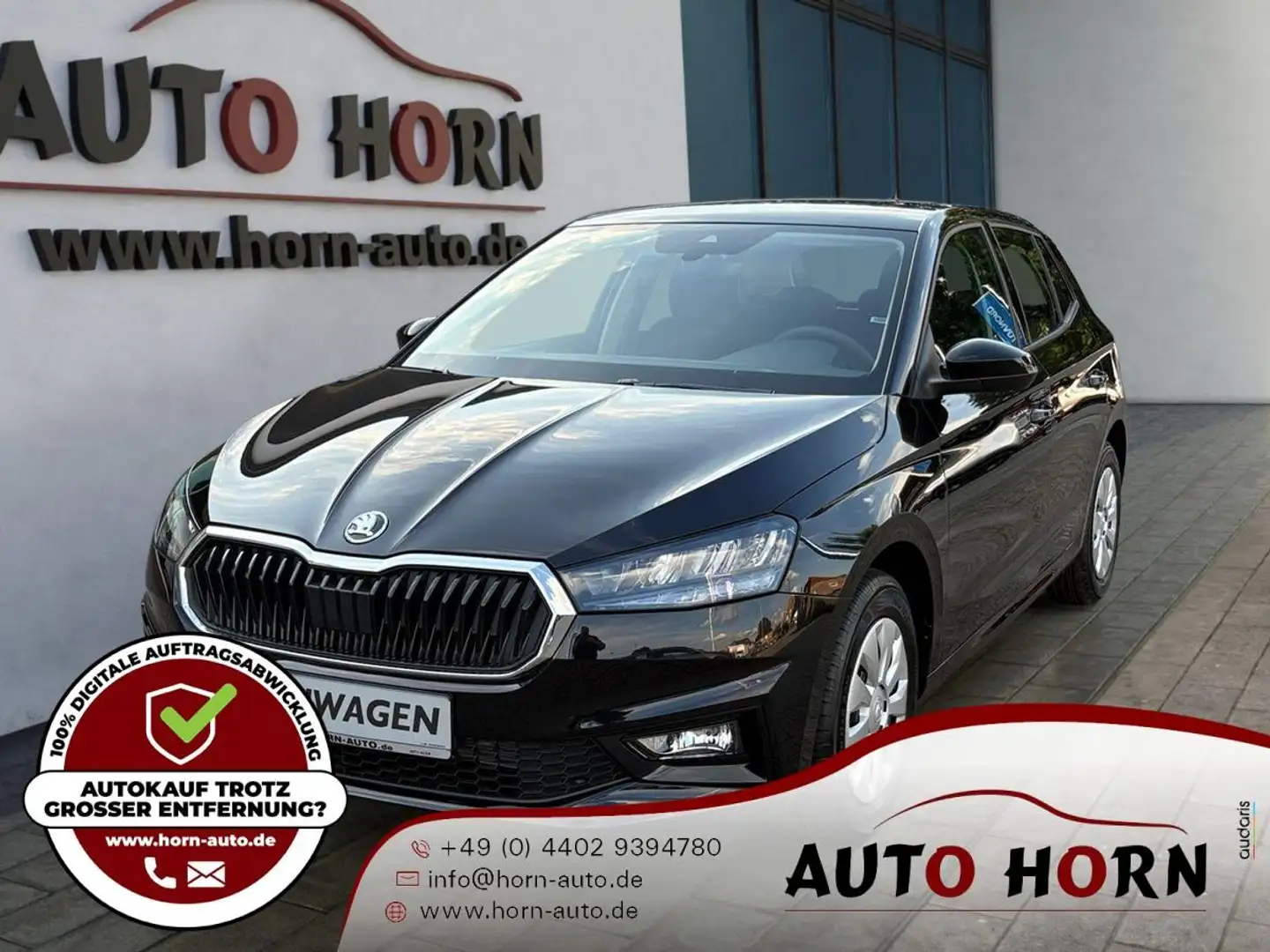 Skoda Fabia 1.0 TSI 130 Jahre*Klima*SHZ*Smartl.*SOFORT Schwarz - 1