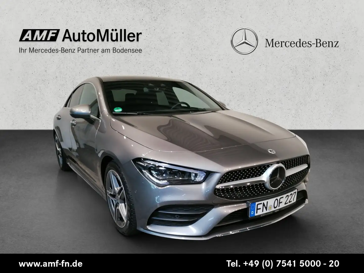 Mercedes-Benz CLA 200 CLA 200d AMG-LINE DISTRO+AHK+360°+MB-LED+MBUX Grijs - 1
