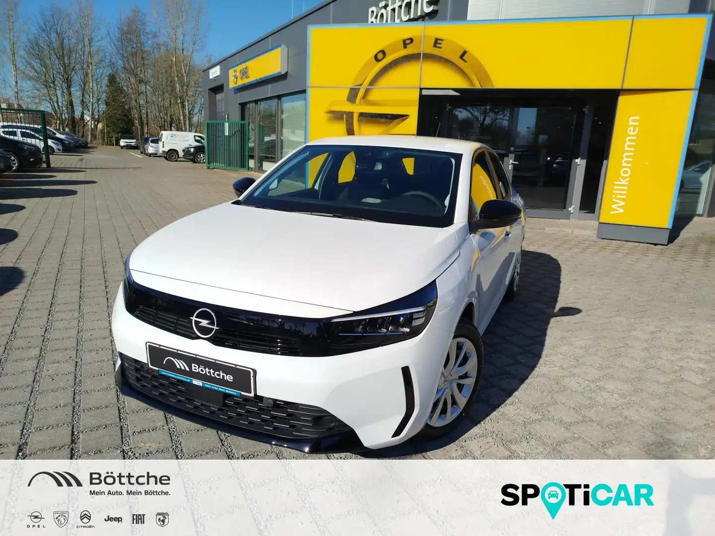 Opel Corsa F Basis Weiß - 1