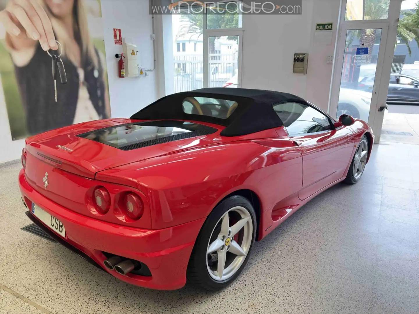 Ferrari 360 F360 Spider F1 Rojo - 2