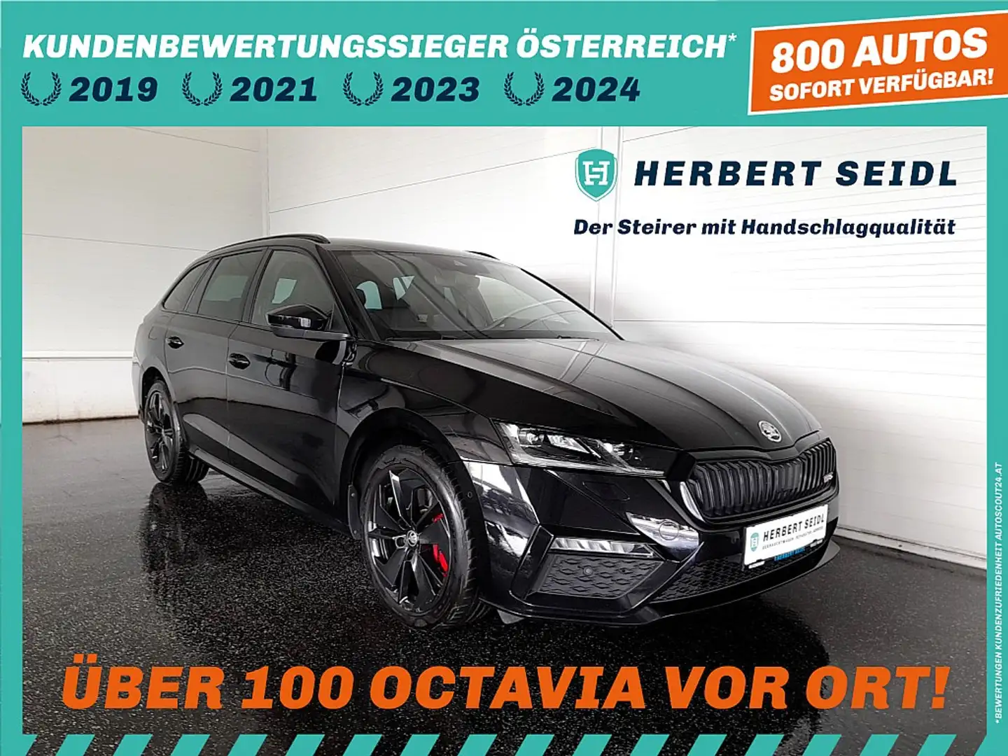 Skoda Octavia Combi RS IV 150/245 DSG *RS EXKLUSIV INTERIEUR ... Schwarz - 1