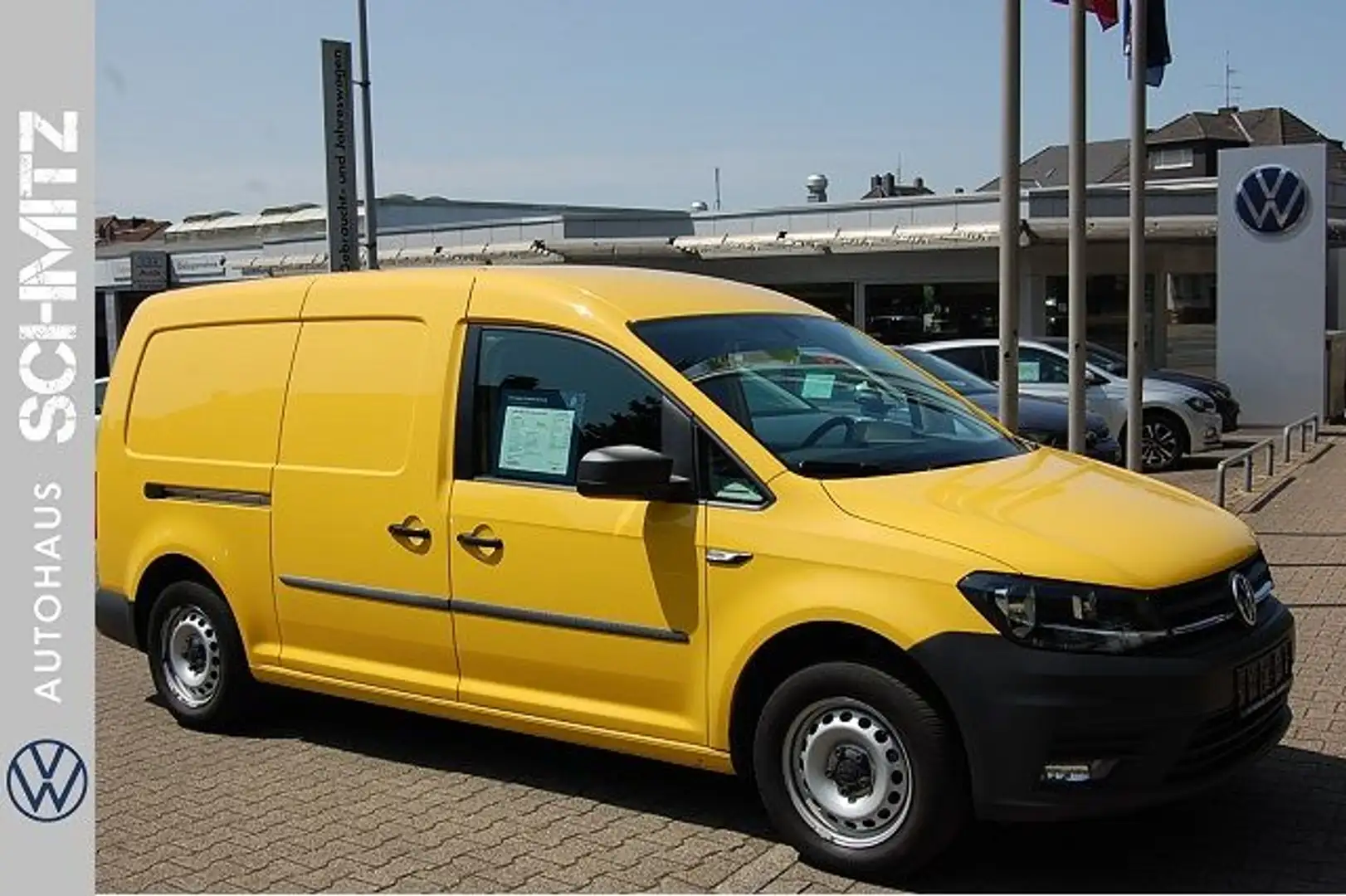 Volkswagen Caddy Maxi Kasten Klima Bluetooth PDC Gelb - 1