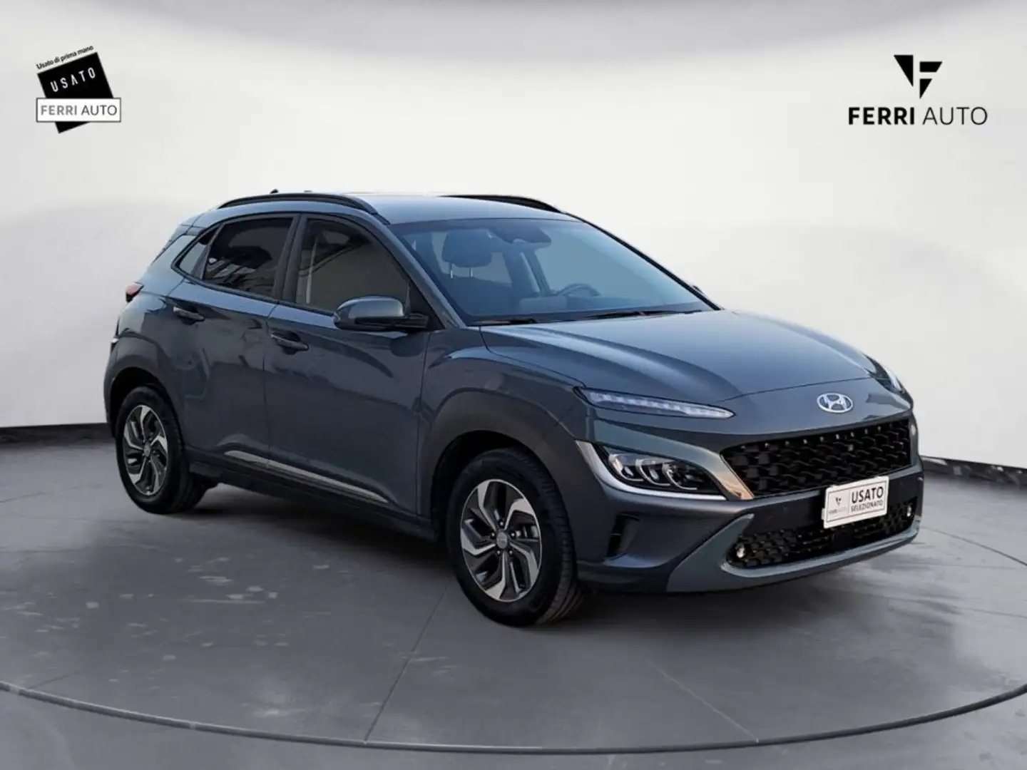 Hyundai KONA HEV 1.6 DCT XLine Gris - 2
