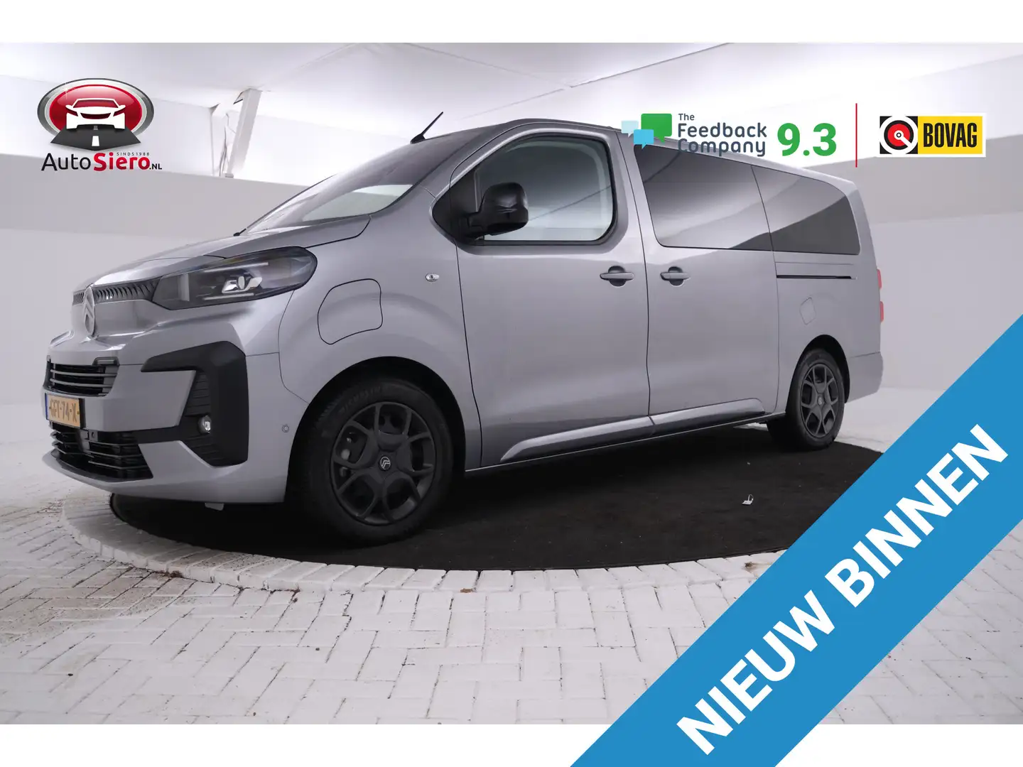 Citroen Spacetourer ë-SpaceTourer 75kWh L2 Nieuwe bus! 9 Persoons, App Gris - 1