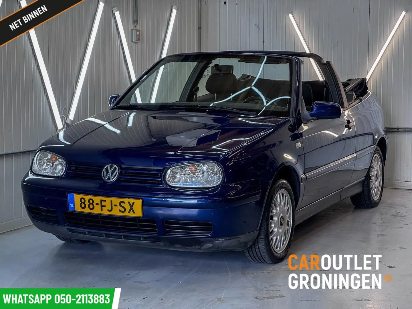 Volkswagen Golf Cabriolet 1.8 | KARMANN | NAP | NWE APK | TREKHAAK Bleu - 1