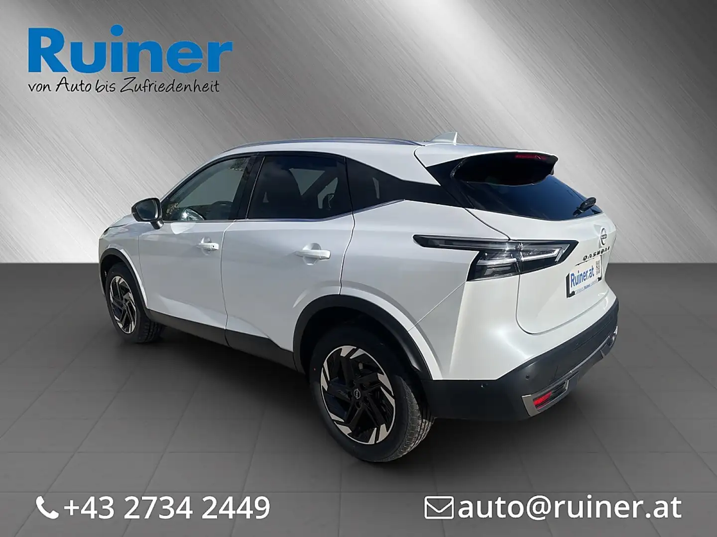 Nissan Qashqai 1,5 VC-T e-Power N-Connecta /205Ps elektrisch Weiß - 2