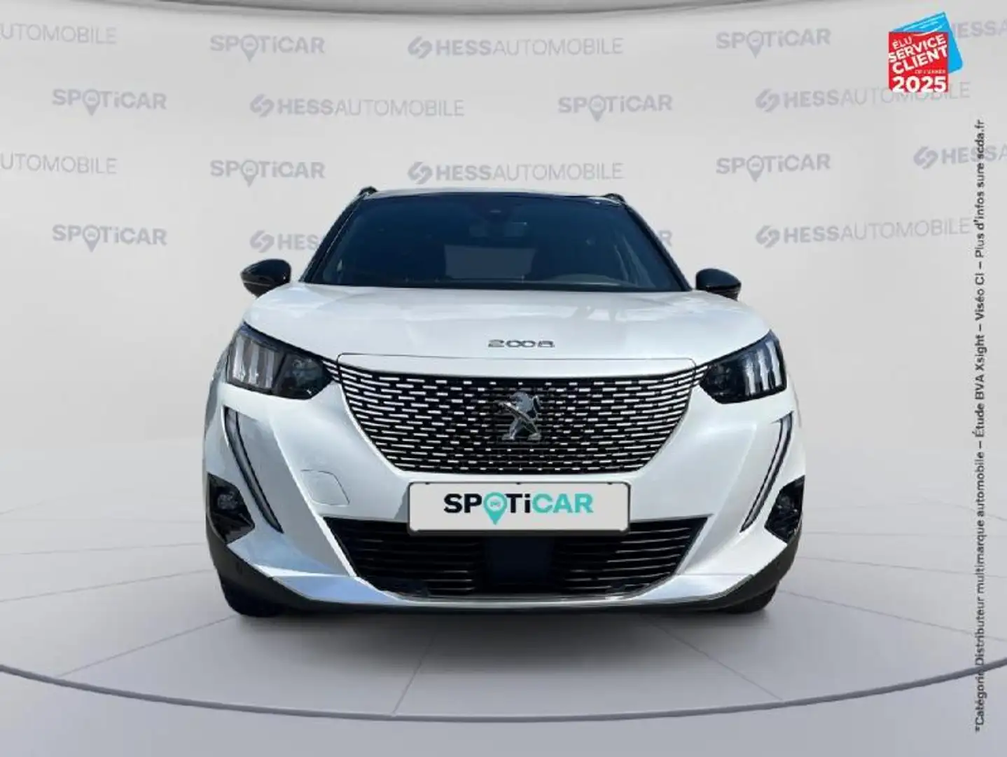 Peugeot e-2008 e-2008 136ch GT GPS Camera Carplay Blanc - 2
