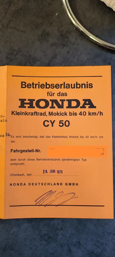 Honda CY 50 Rot - 1