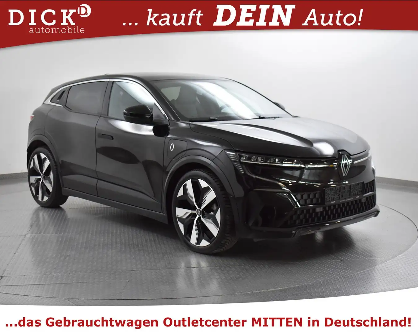 Renault Megane E-Tech Techno NAVI+LED+SHZ+WP+ACC+360+20" Schwarz - 1
