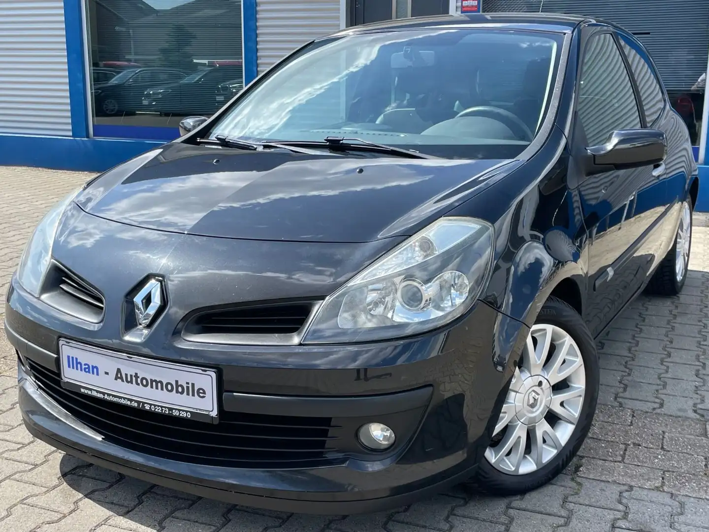 Renault Clio III Exception*T-LEDER*KLIMA*SERVO*ALU* Zwart - 1