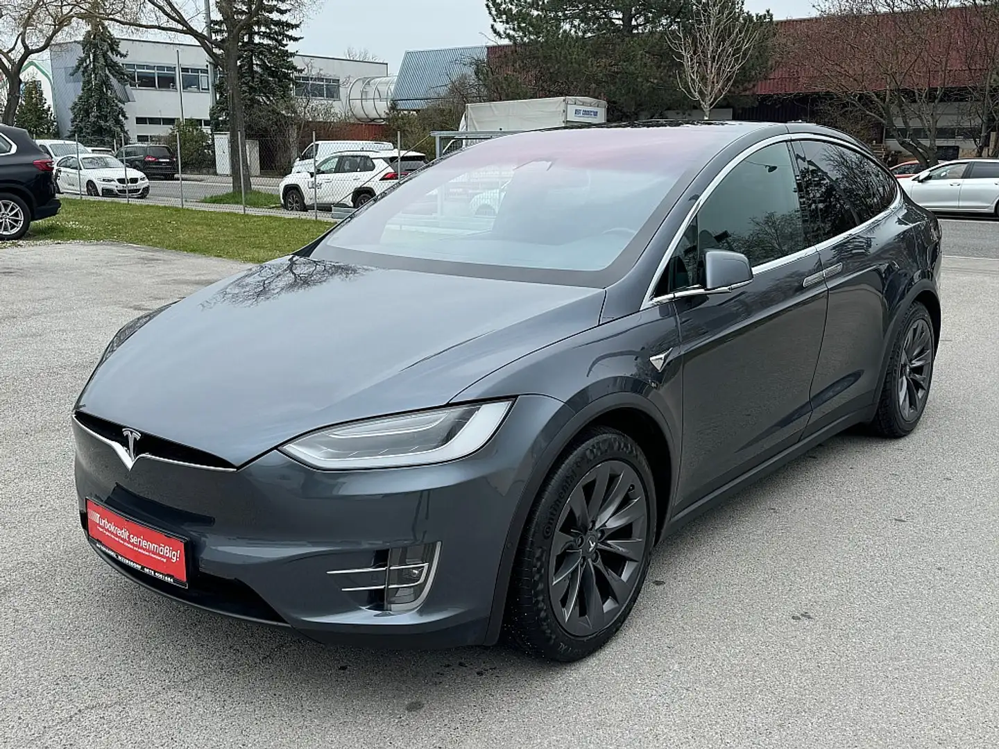 Tesla Model X 75D 75kWh (mit Batterie) Mwst Ausweisbar  / 7SI... Grau - 2