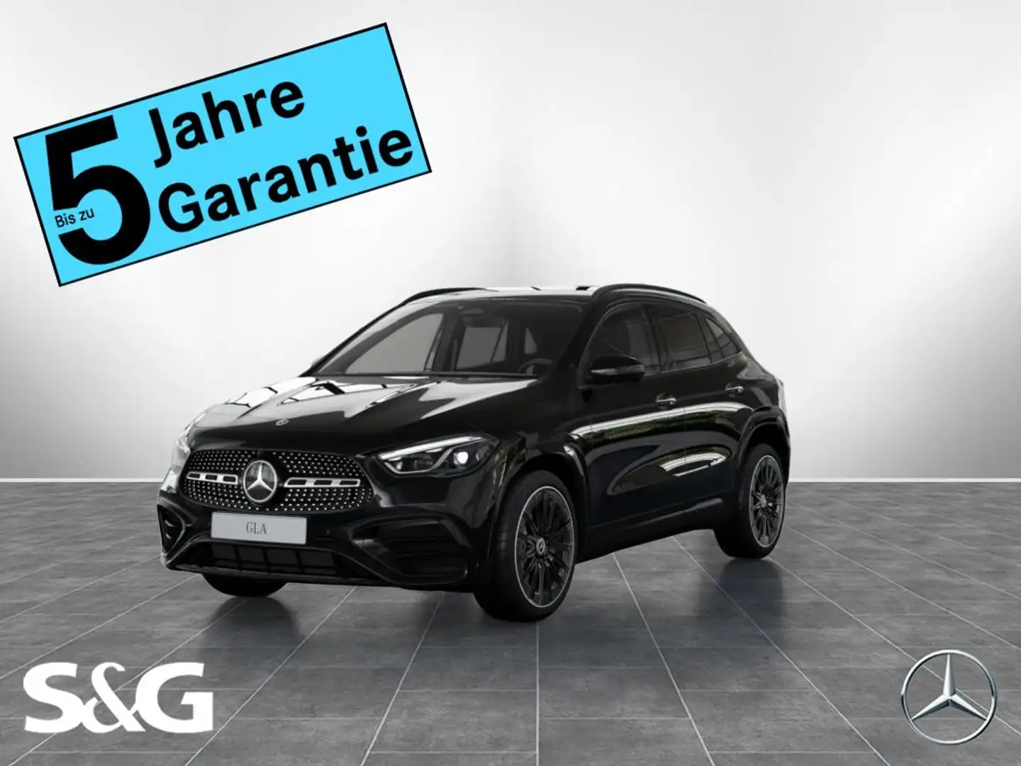 Mercedes-Benz GLA 220 4M AMG MBUX+360°+M-LED+AHK+Night+Distron Black - 1