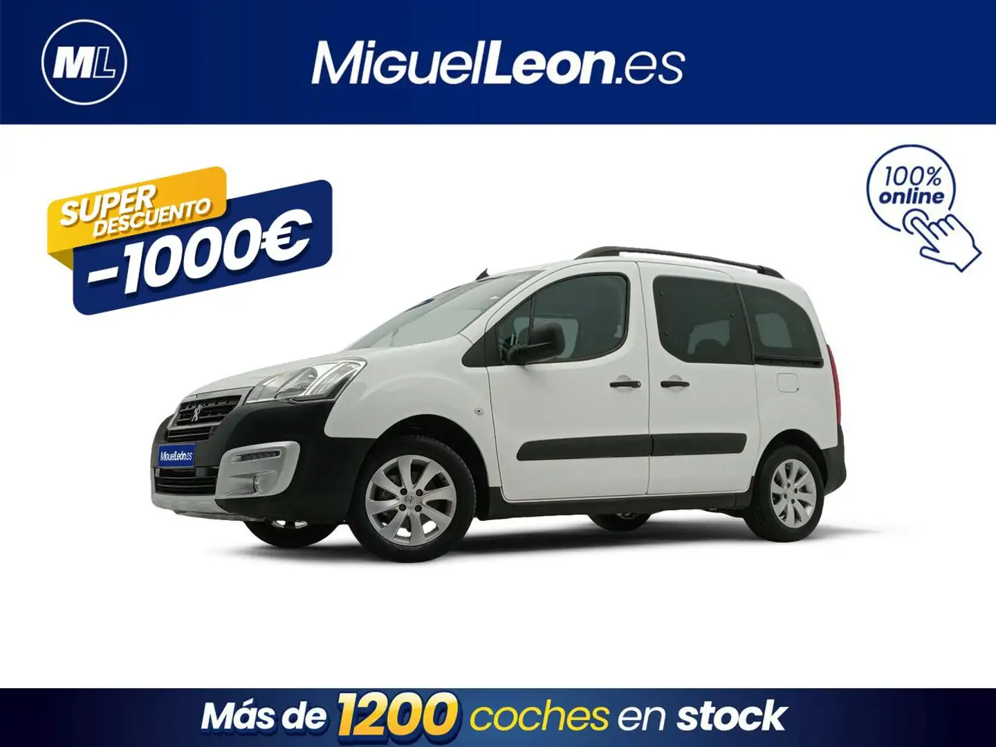 Peugeot Partner Tepee 1.2 PureTech Outdoor 110 Blanc - 1