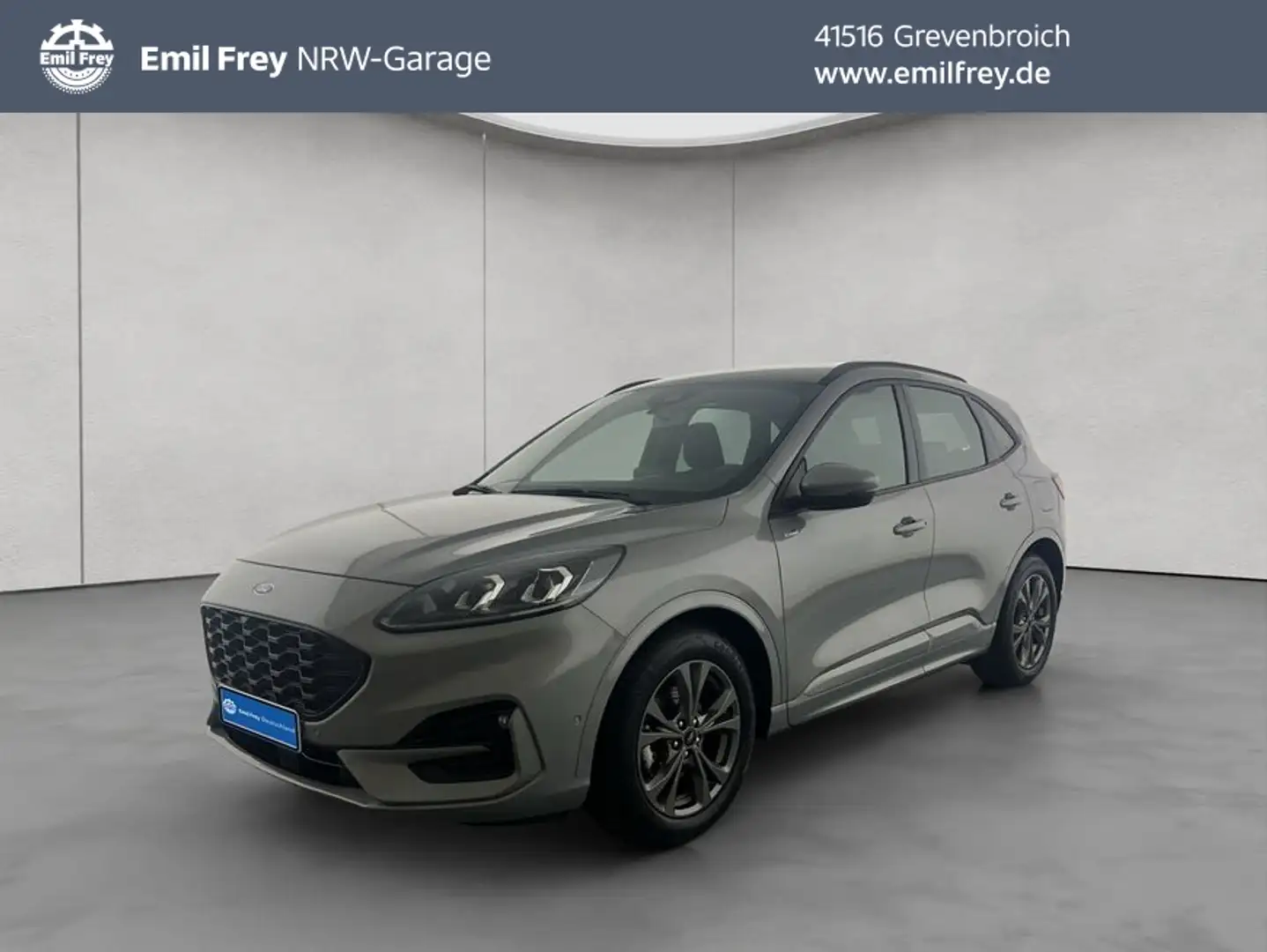 Ford Kuga 2.0 EcoBlue Aut. ST-LINE AHK+LED+NAVI+SHZ Silber - 1