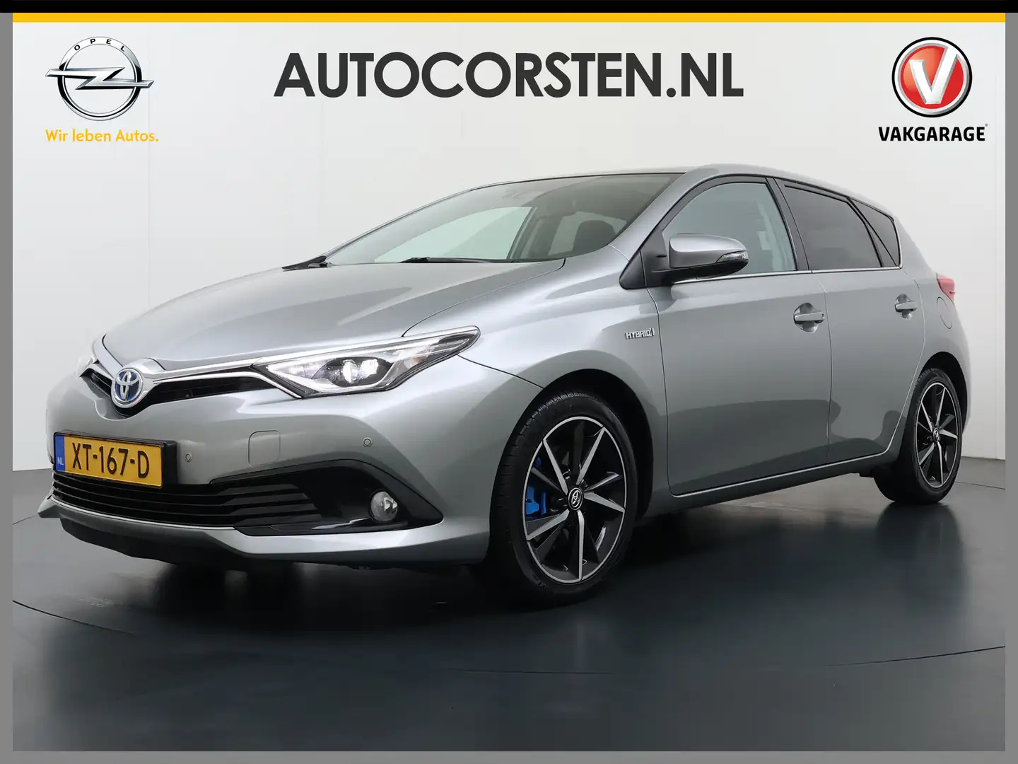 Toyota Auris 1.8I Hybrid AUT. Panodak Trekhaak Navi LED Ecc Cam Grau - 1