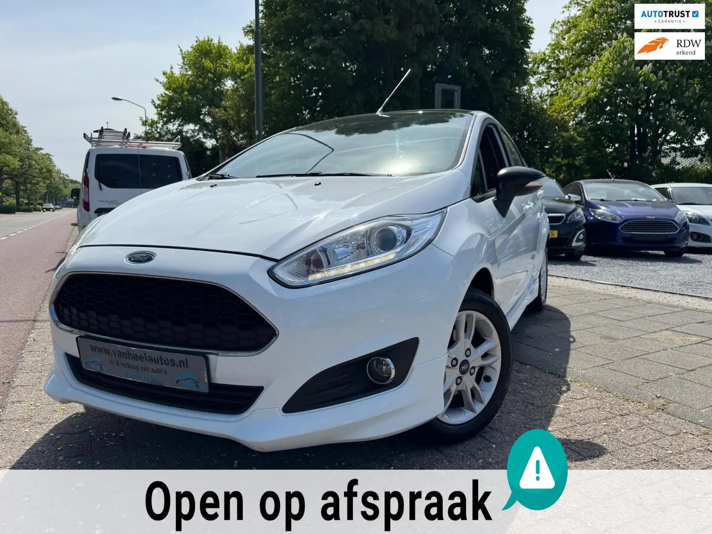 Ford Fiesta 1.0 Sport A-C Elek Pakket ST-Line Lmv Camera Wit - 1