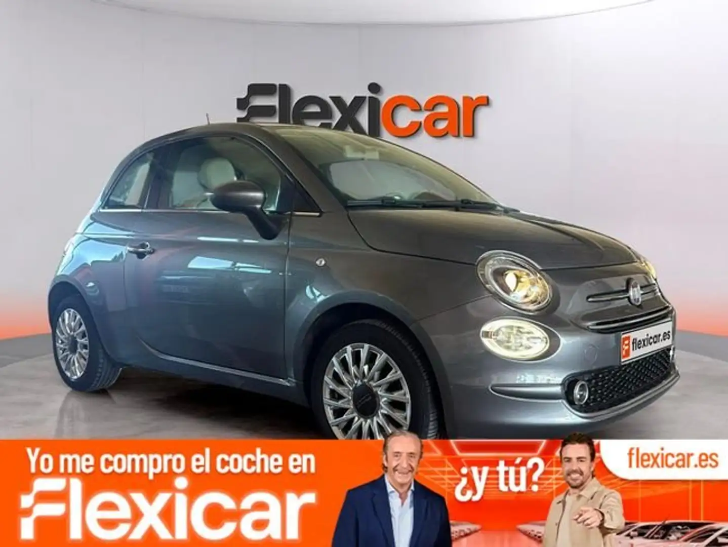 Fiat 500 1.2 Lounge Negro - 1