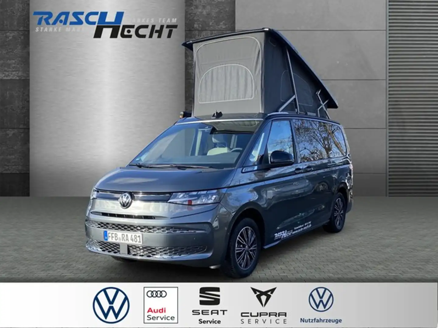Volkswagen T7 California Coast 2.0 TDI DSG*AHK*LED*NAVI*SHZ Gri - 1