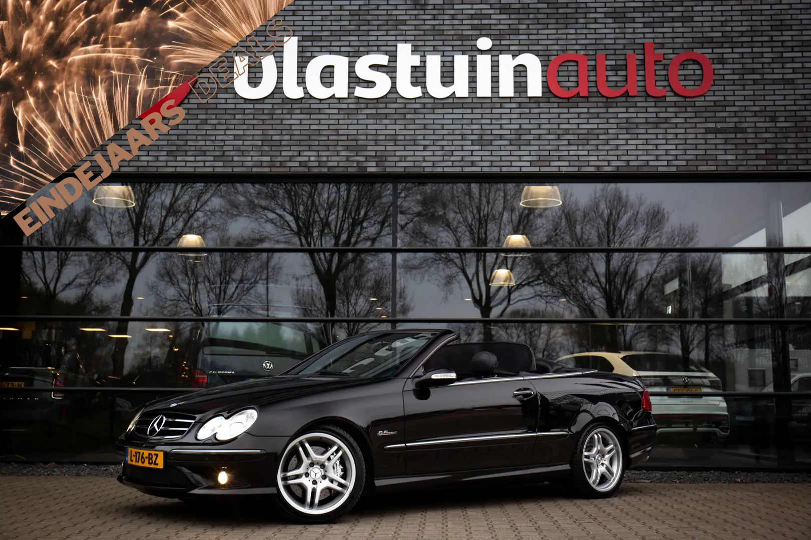 Mercedes-Benz CLK 55 AMG Cabrio , Youngtimer, Open dak, Stoelverwarming, Siyah - 1
