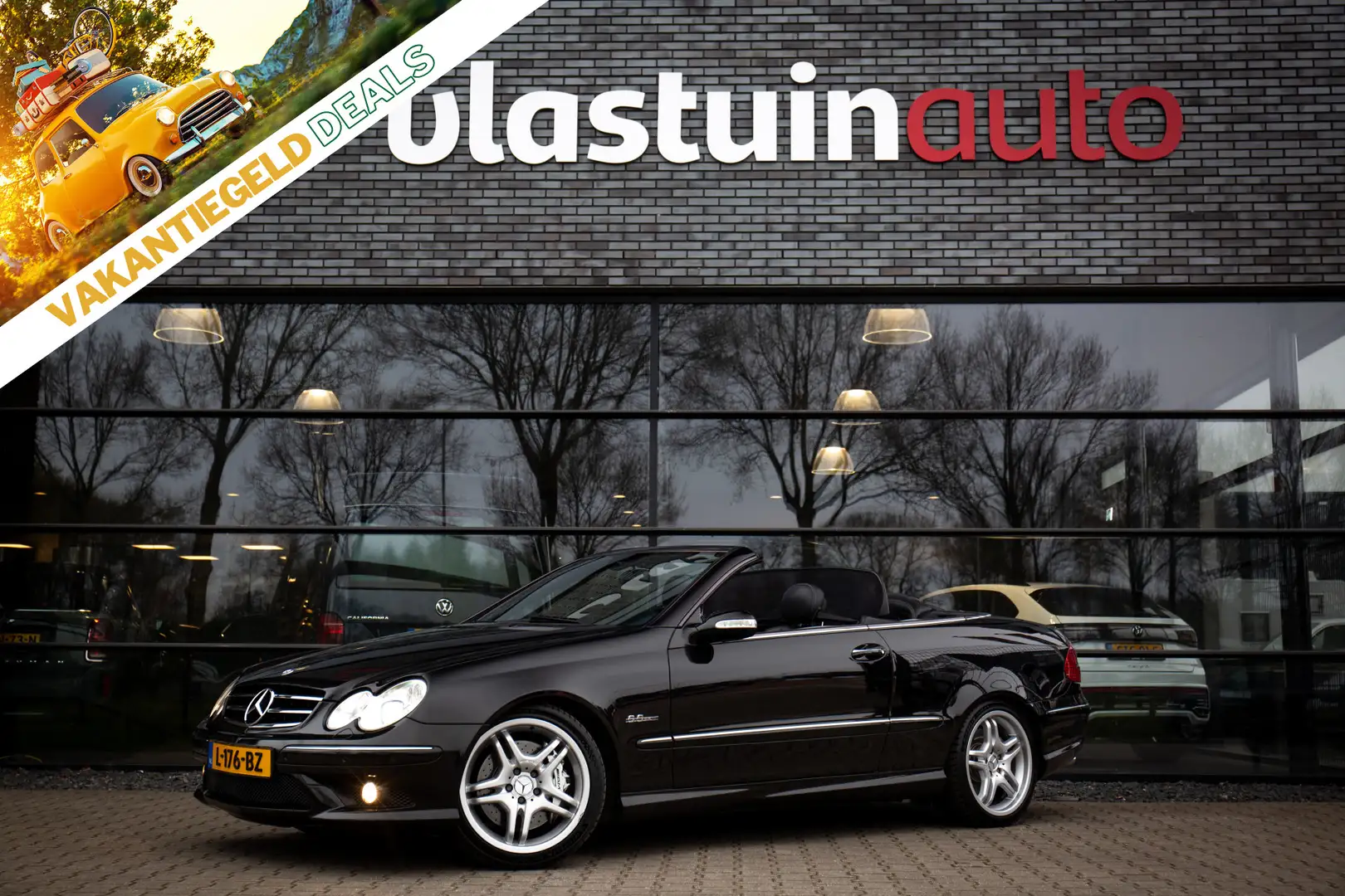Mercedes-Benz CLK 55 AMG Cabrio Youngtimer, Open dak, Verwarmde voorstoelen Negru - 1