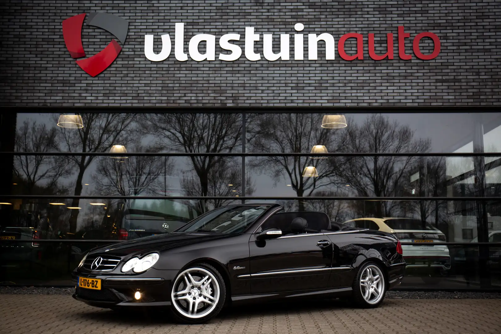 Mercedes-Benz CLK 55 AMG Cabrio , Youngtimer, Open dak, Verwarmde voorstoel Negru - 1
