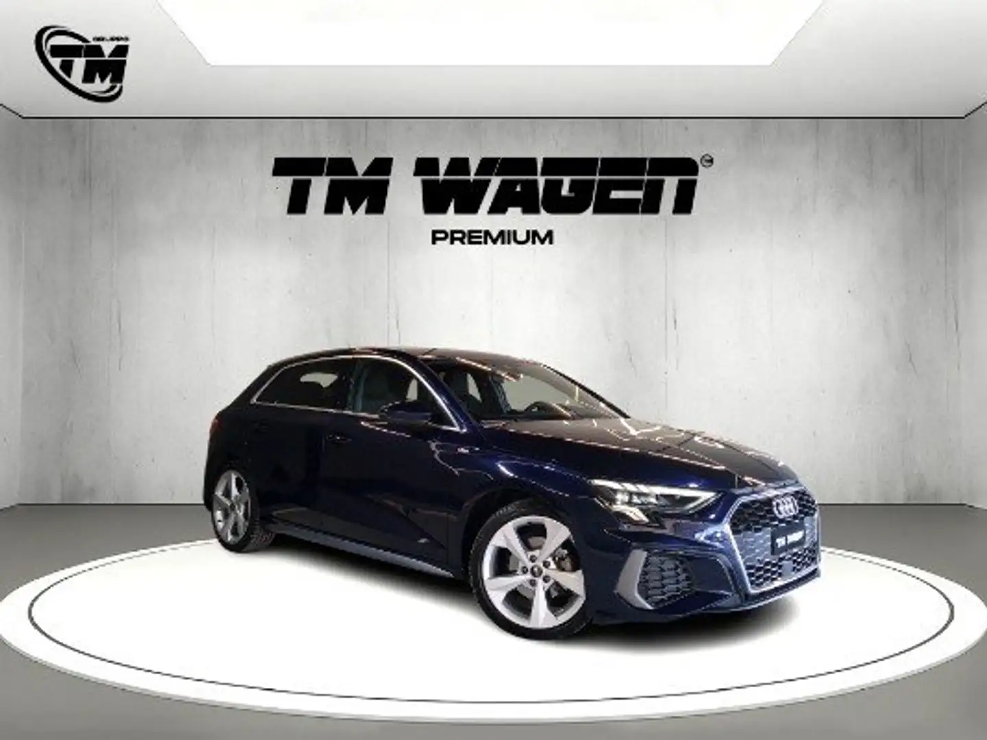 Audi A3 Sportback 35 2.0 tdi s-tronic s line Blauw - 2