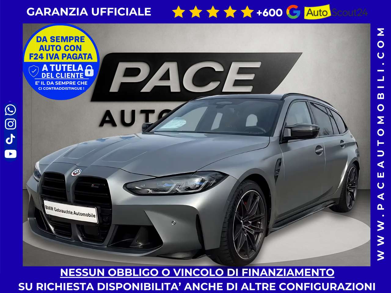 BMW M3 3.0 COMPETITION XDRIVE CARBON HUD LED H/K PDC ACC