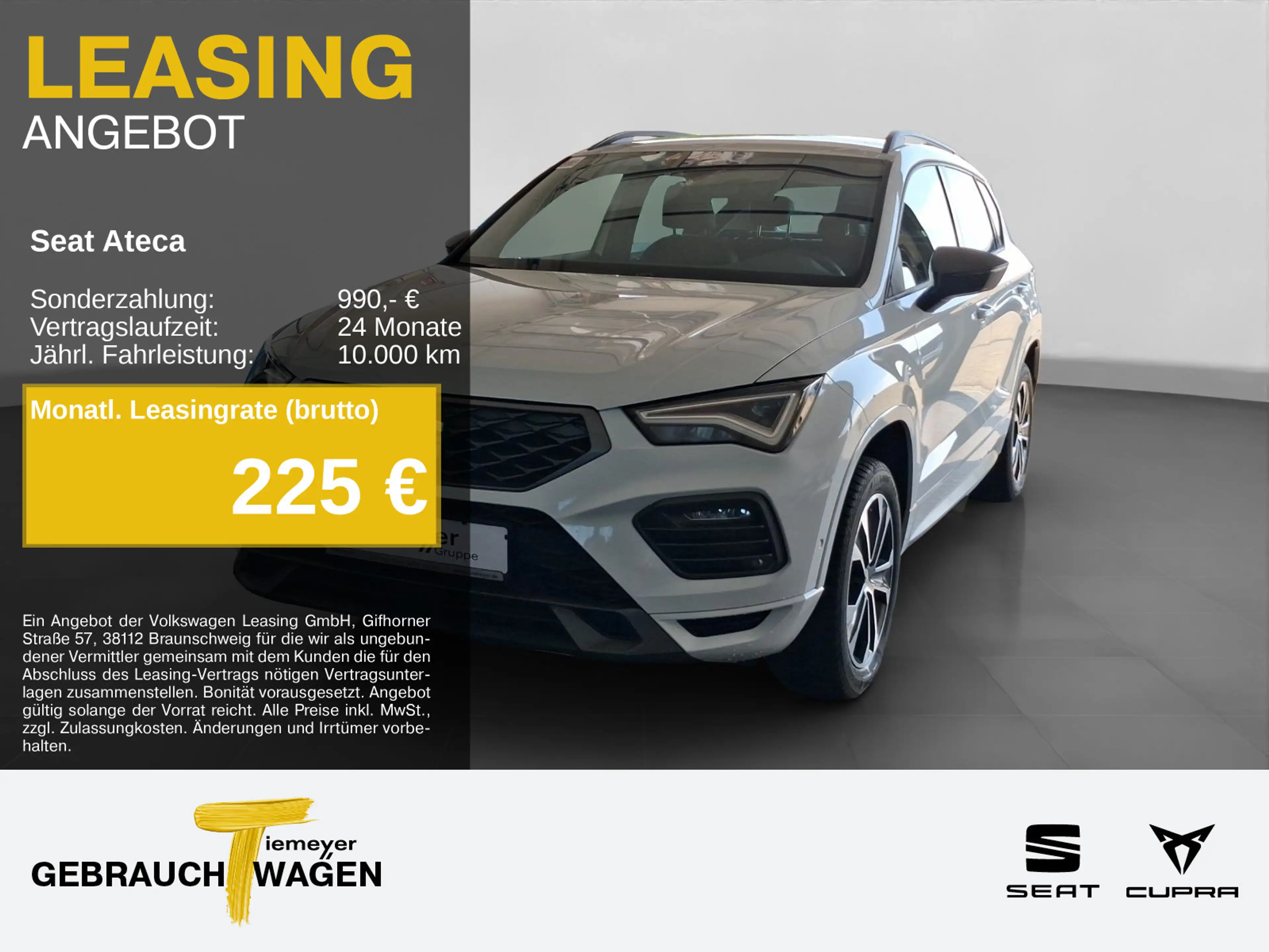SEAT Ateca 2.0 TDI DSG FR NAVI AHK ACC SITZHZ PARKLEN