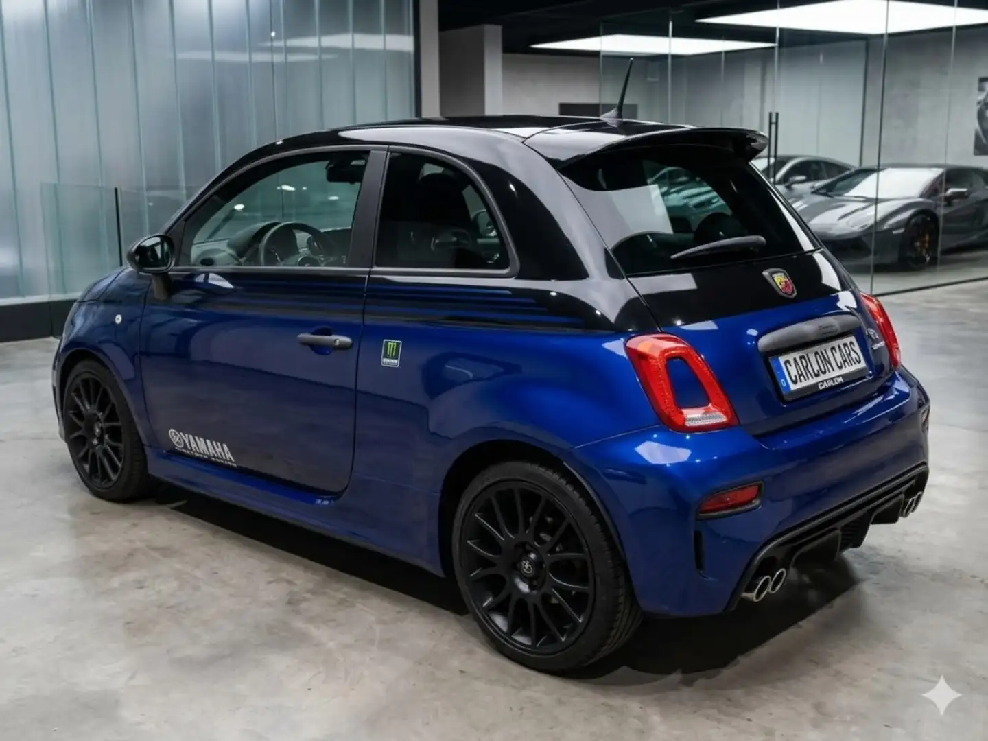Fiat 500 Pequeño Manual de 3 Puertas Azul - 2
